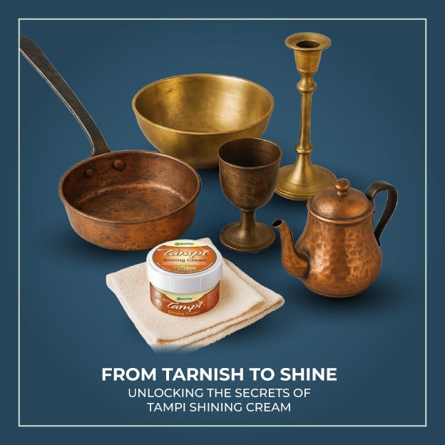 Tampi Shining Cream for Cleaning Copper, Brass and Brone.