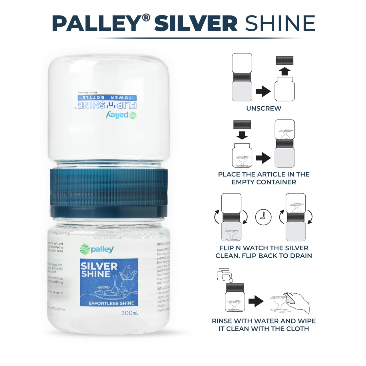 Flip N Shine™- Silver Shine Cleaner