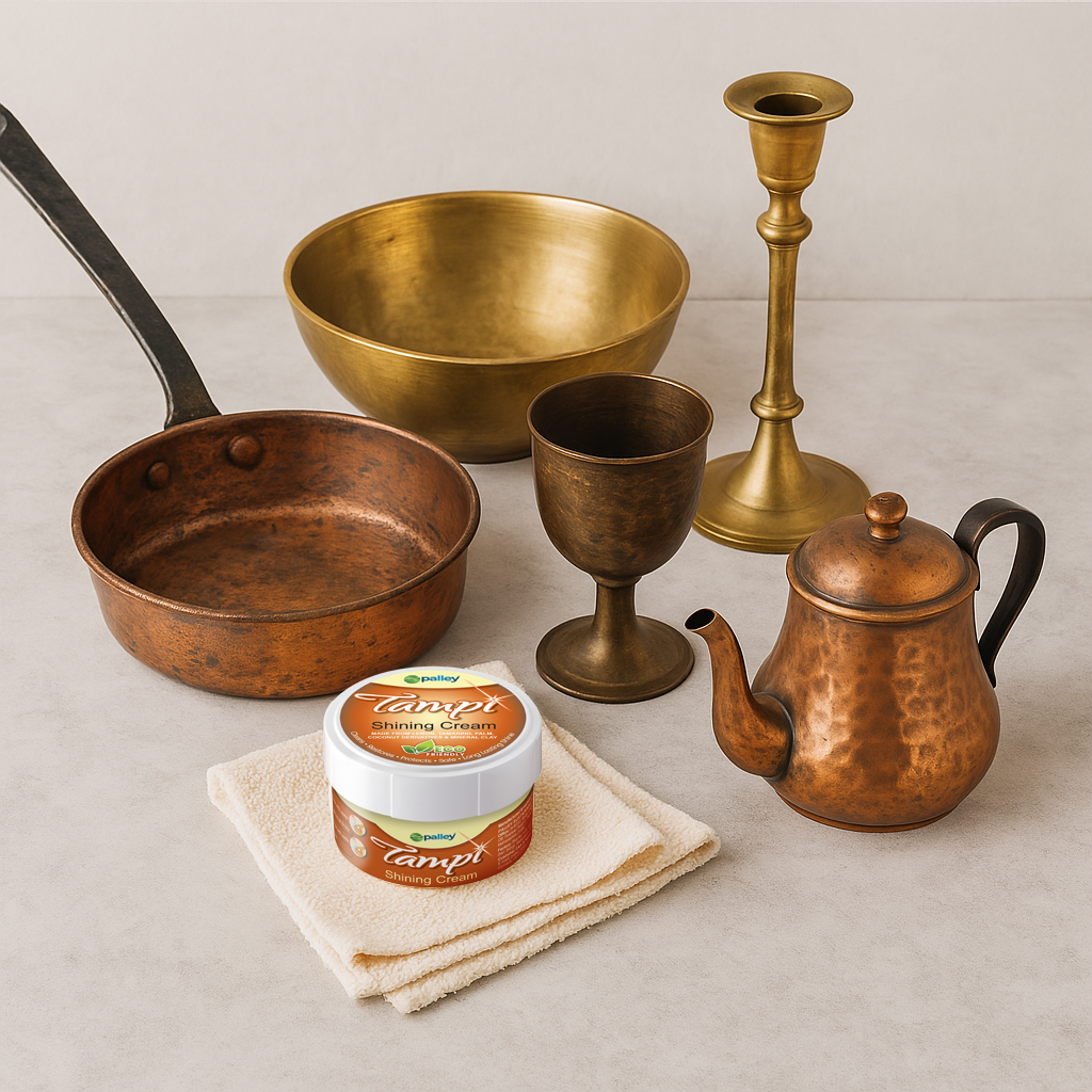 Organic Brass and Copper Cleaner, Tampi (50g x 12)