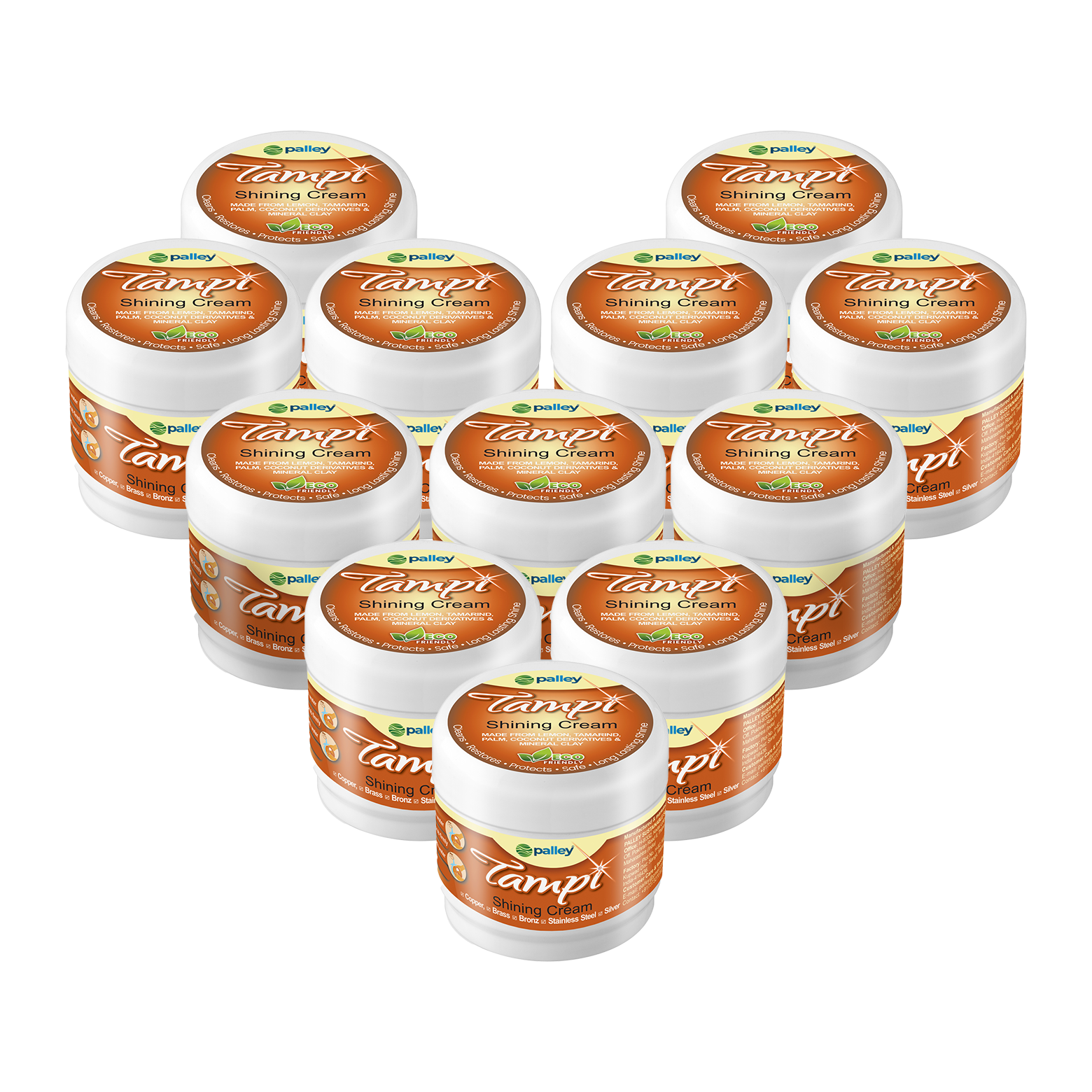 Organic Brass and Copper Cleaner, Tampi (50g x 12)